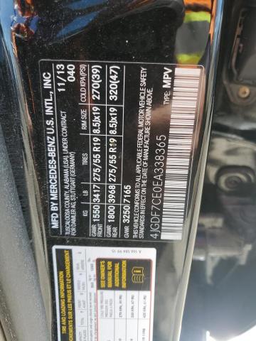 2014 MERCEDES-BENZ GL 450 4MATIC