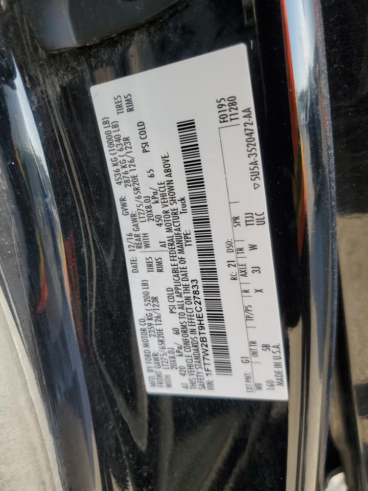 1ft7w2bt9hec27833 1FT7W2BT9HEC27833 2017 Ford F250 Super Duty