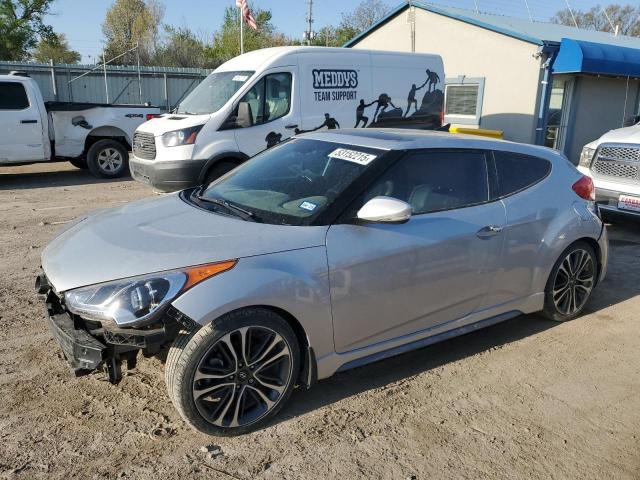 HYUNDAI VELOSTER 2016 Серебристый