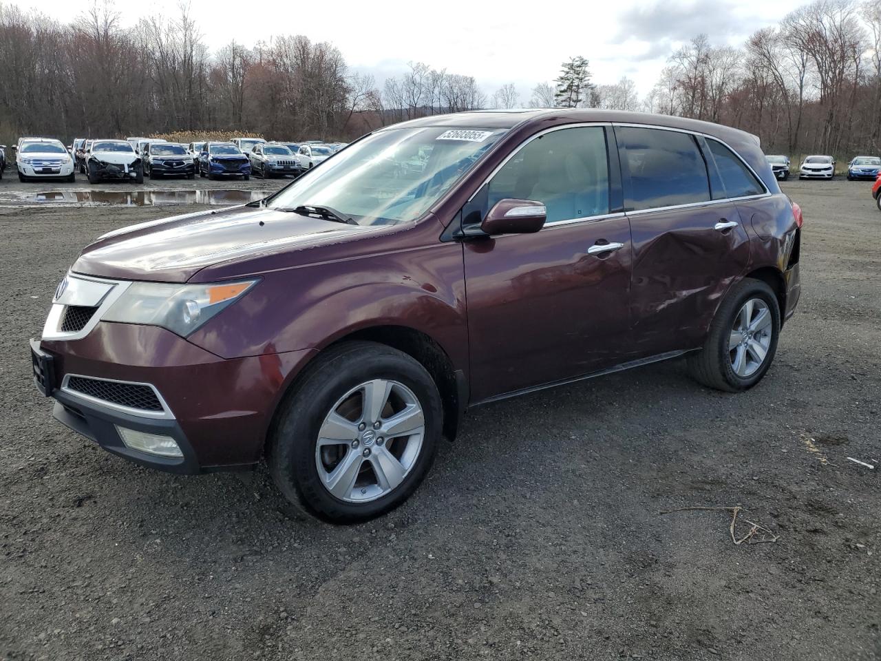 2011 Acura Mdx Technology للبيع في East Granby، CT - Side