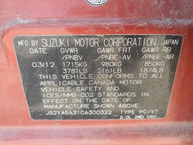 2012 SUZUKI SX4 