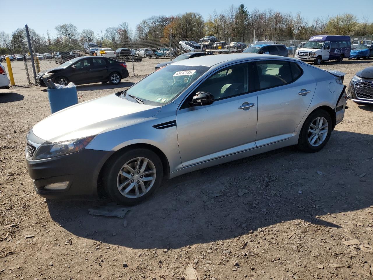 2013 Kia Optima Lx na sprzedaż w Chalfont, PA - Rear End