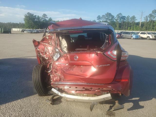  NISSAN MURANO 2016 Red