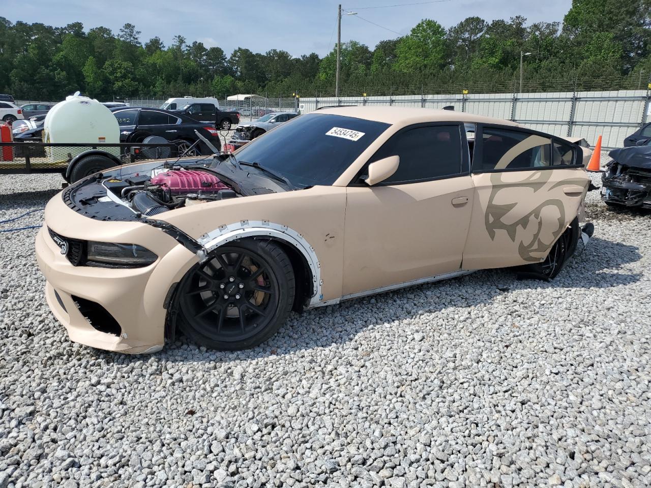 2021 Dodge Charger Srt Hellcat продається в Ellenwood, GA - All Over