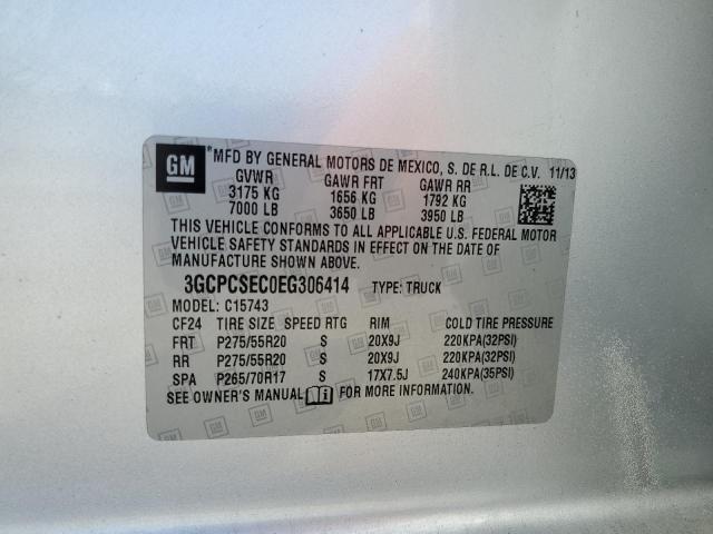 2014 CHEVROLET SILVERADO C1500 LTZ  