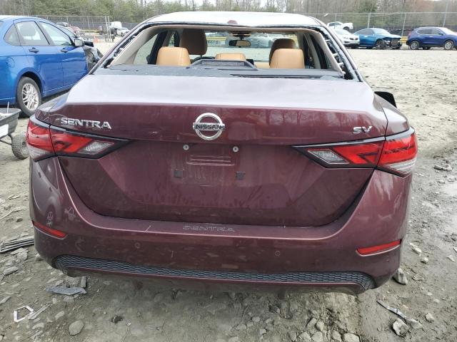  NISSAN SENTRA 2022 Бургунди