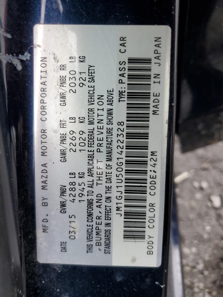 2016 Mazda 6 Sport VIN: JM1GJ1U50G1422328 Lot: 49867745