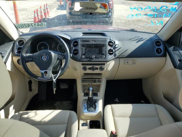  VOLKSWAGEN TIGUAN 2013 Czerwony