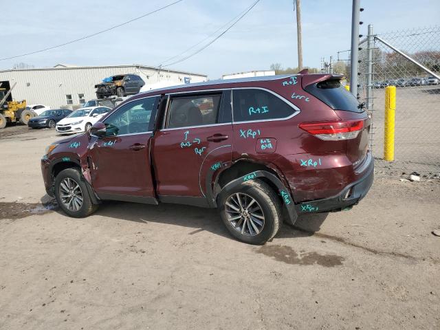  TOYOTA HIGHLANDER 2019 Burgundy