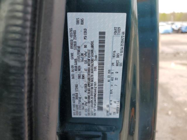 2009 FORD ECONOLINE E250 VAN