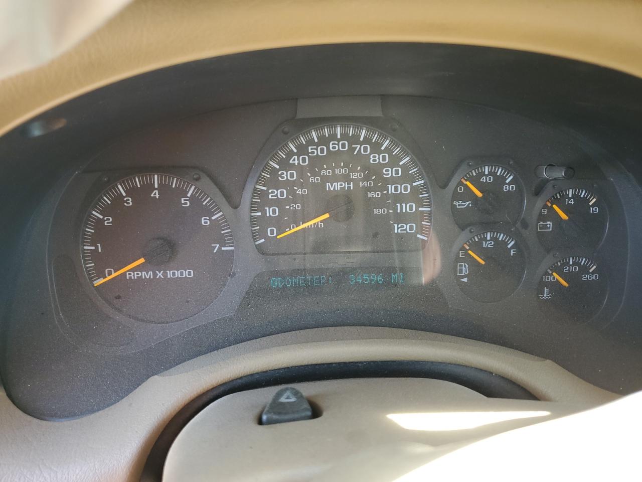 2002 Chevrolet Trailblaze VIN: 0LDL0T41893455 Lot: 45717545