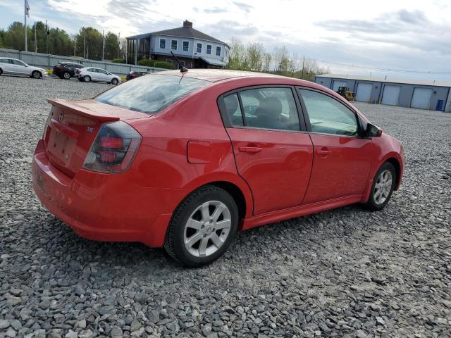  NISSAN SENTRA 2012 Червоний