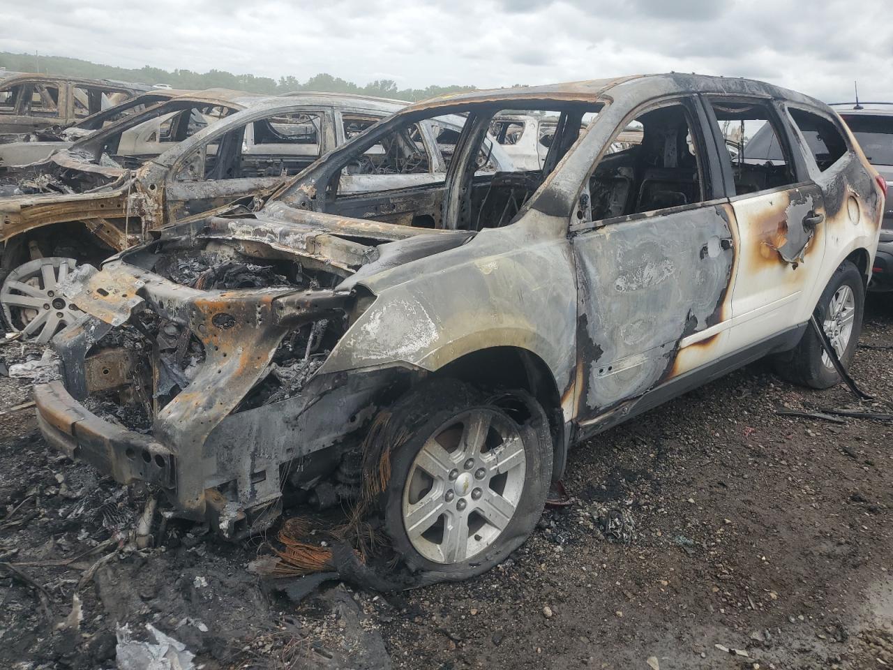 2011 Chevrolet Traverse Lt de vânzare în Kansas City, KS - Vandalism