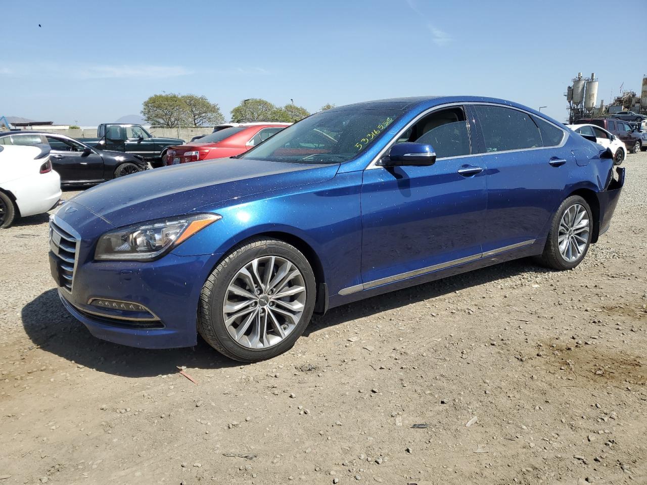 2016 Hyundai Genesis 3.8L იყიდება San Diego-ში, CA - Rear End
