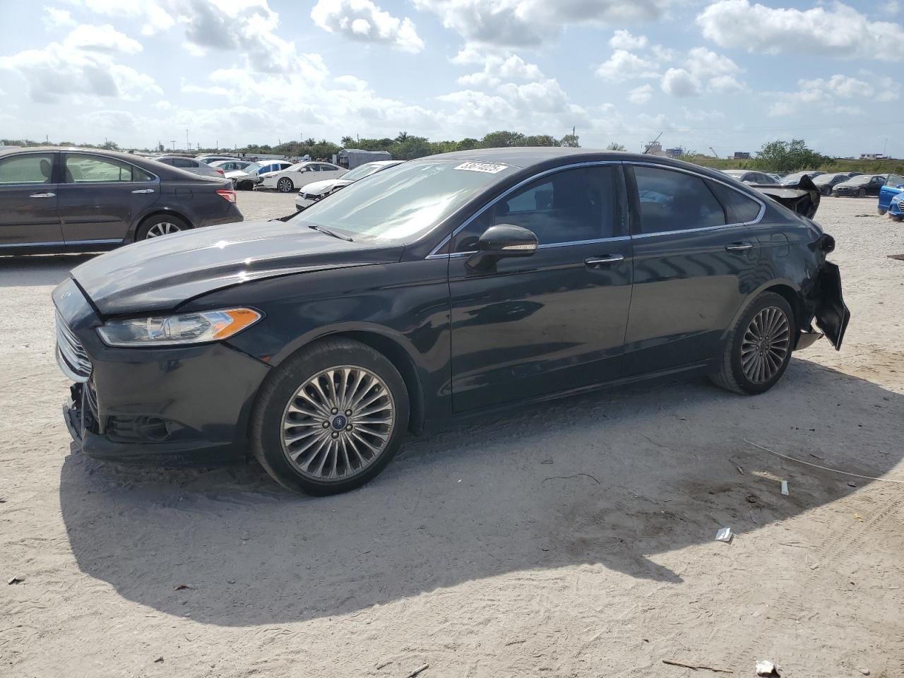 2016 Ford Fusion Titanium for Sale in West Palm Beach, FL - Rear End