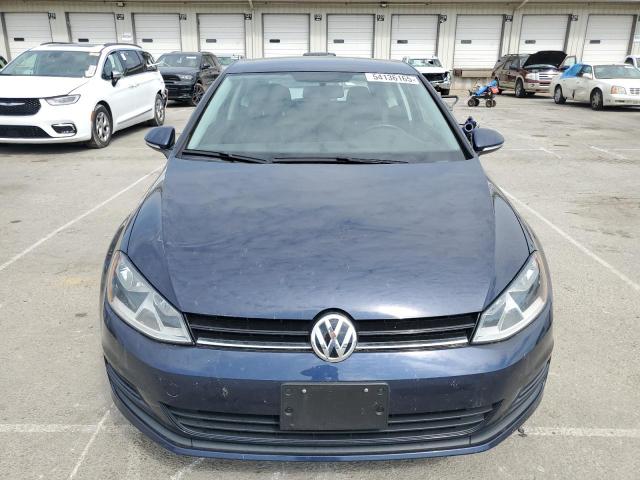 Hatchbacks VOLKSWAGEN GOLF 2015 Granatowy