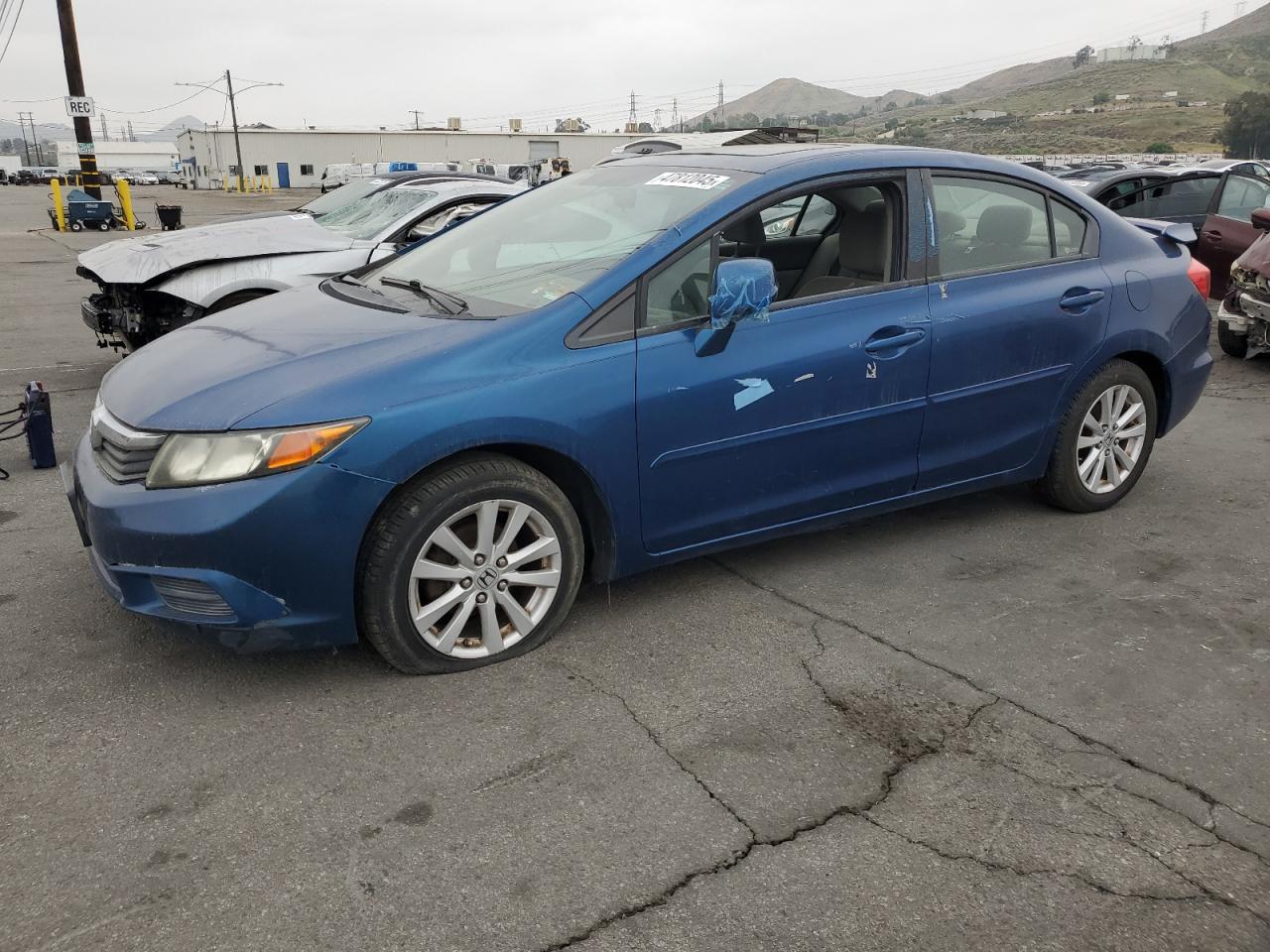 2012 Honda Civic Ex en Venta en Colton, CA - Front End
