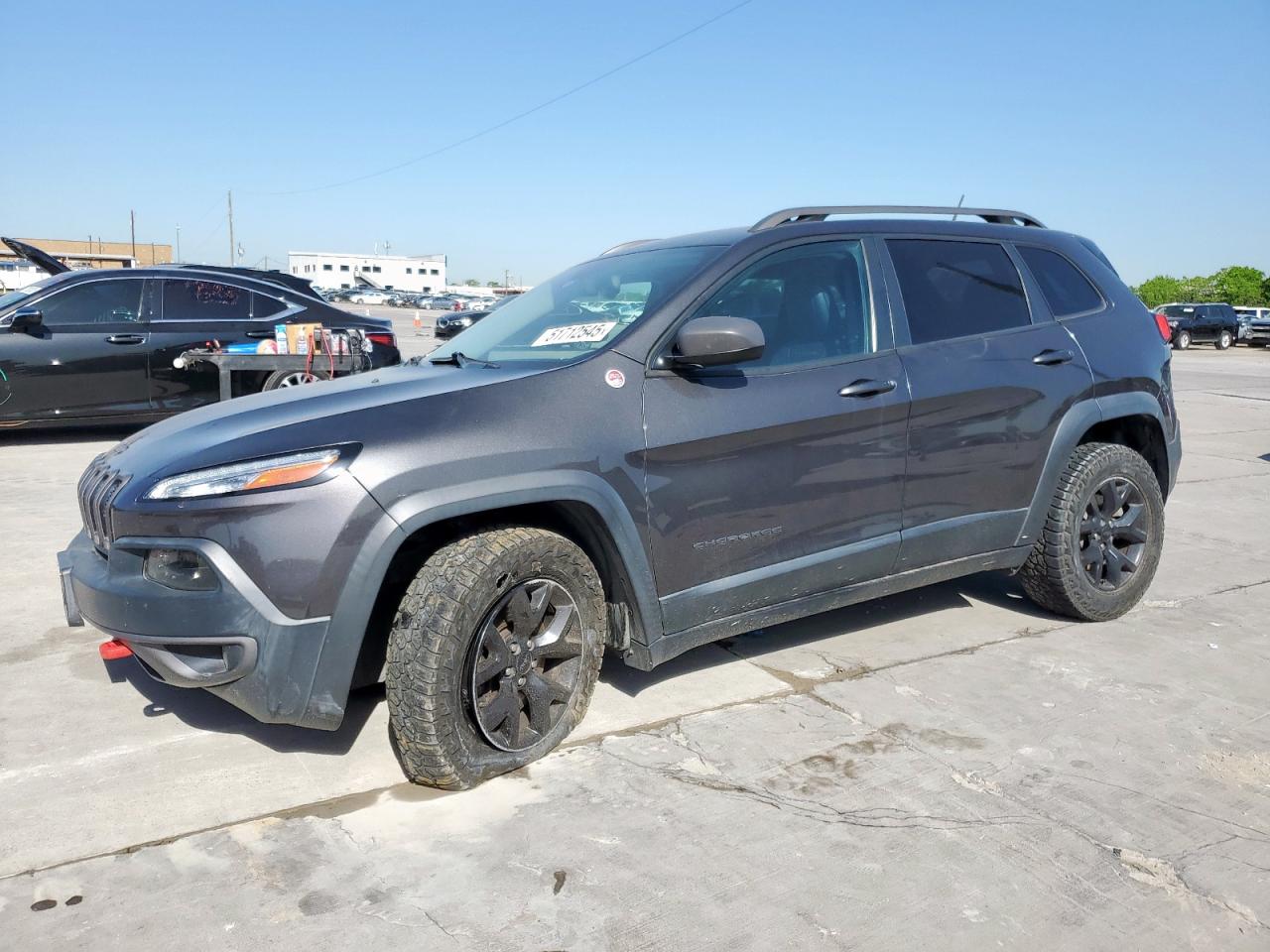 2015 Jeep Cherokee Trailhawk იყიდება Grand Prairie-ში, TX - Undercarriage