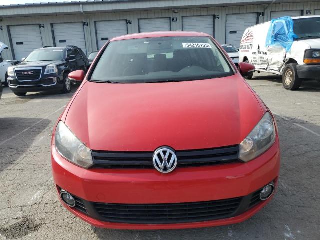  VOLKSWAGEN GOLF 2013 Красный