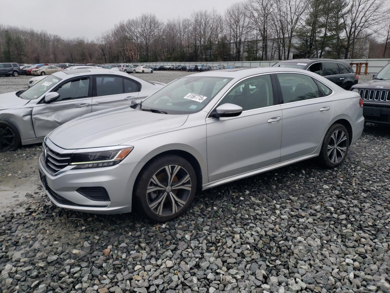 2021 Volkswagen Passat Se იყიდება North Billerica-ში, MA - Front End