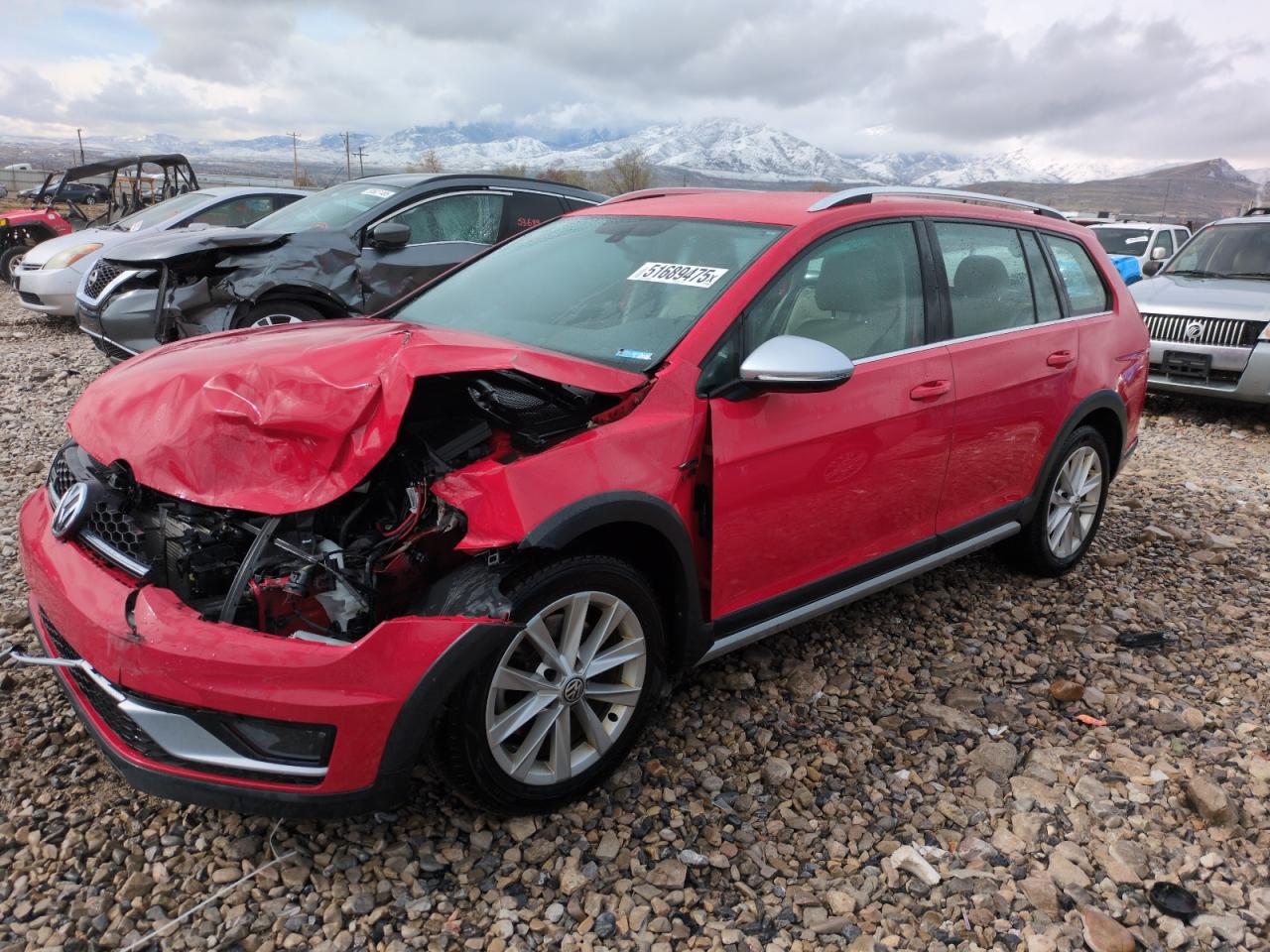 2017 Volkswagen Golf Alltrack S en Venta en Magna, UT - Side