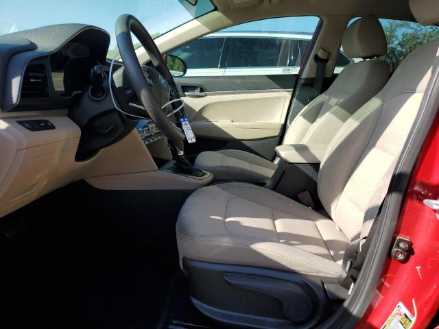  HYUNDAI ELANTRA 2020 Czerwony