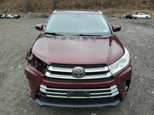  TOYOTA HIGHLANDER 2017 Maroon
