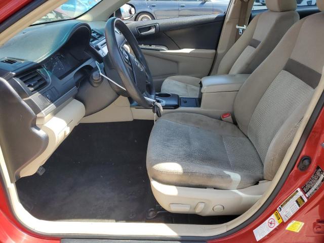  TOYOTA CAMRY 2014 Red
