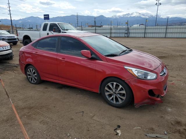  HYUNDAI ACCENT 2017 Red