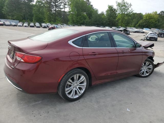 Sedans CHRYSLER 200 2016 Burgundy