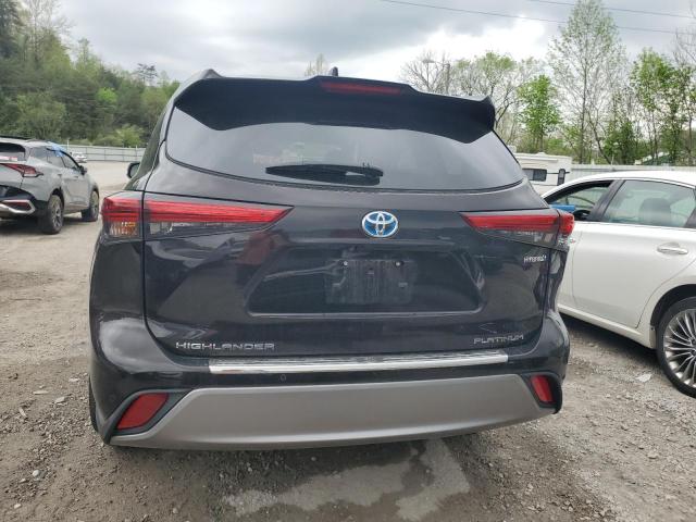  TOYOTA HIGHLANDER 2022 Czarny