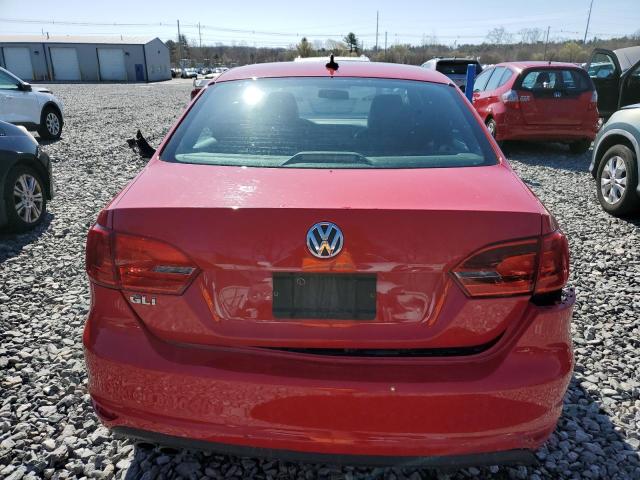  VOLKSWAGEN JETTA 2013 Червоний