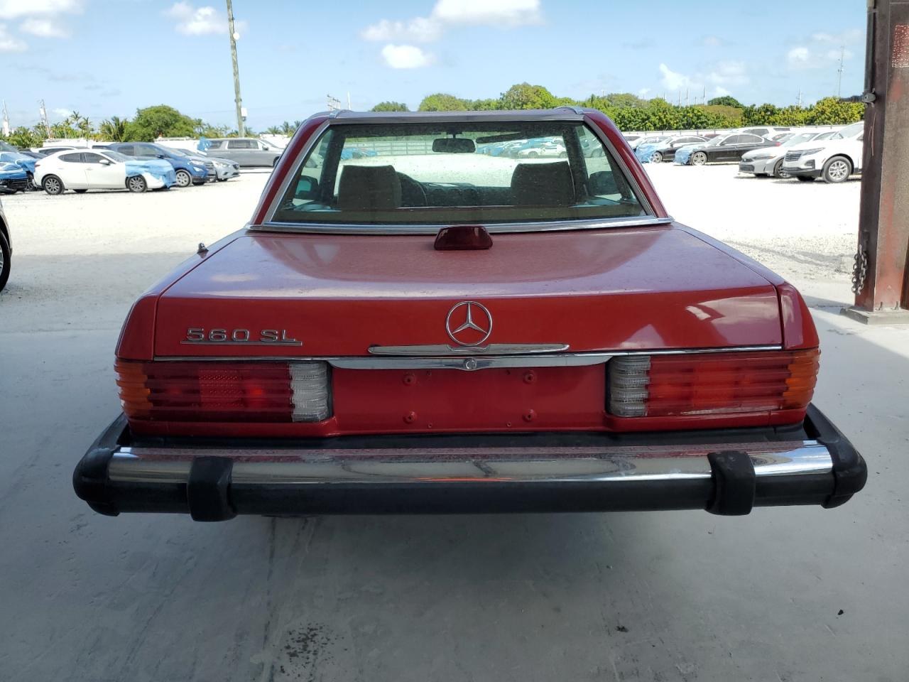 1987 Mercedes-Benz 560 Sl VIN: WDBBA48D8HA056549 Lot: 54720495