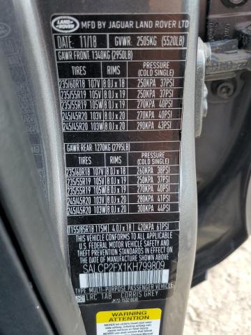 2019 LAND ROVER DISCOVERY SPORT SE