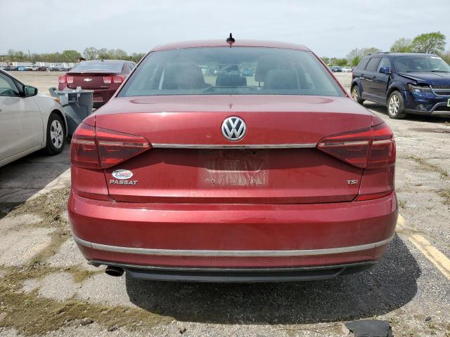  VOLKSWAGEN PASSAT 2017 Burgundy