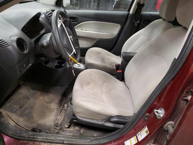  MITSUBISHI MIRAGE 2018 Bordowy