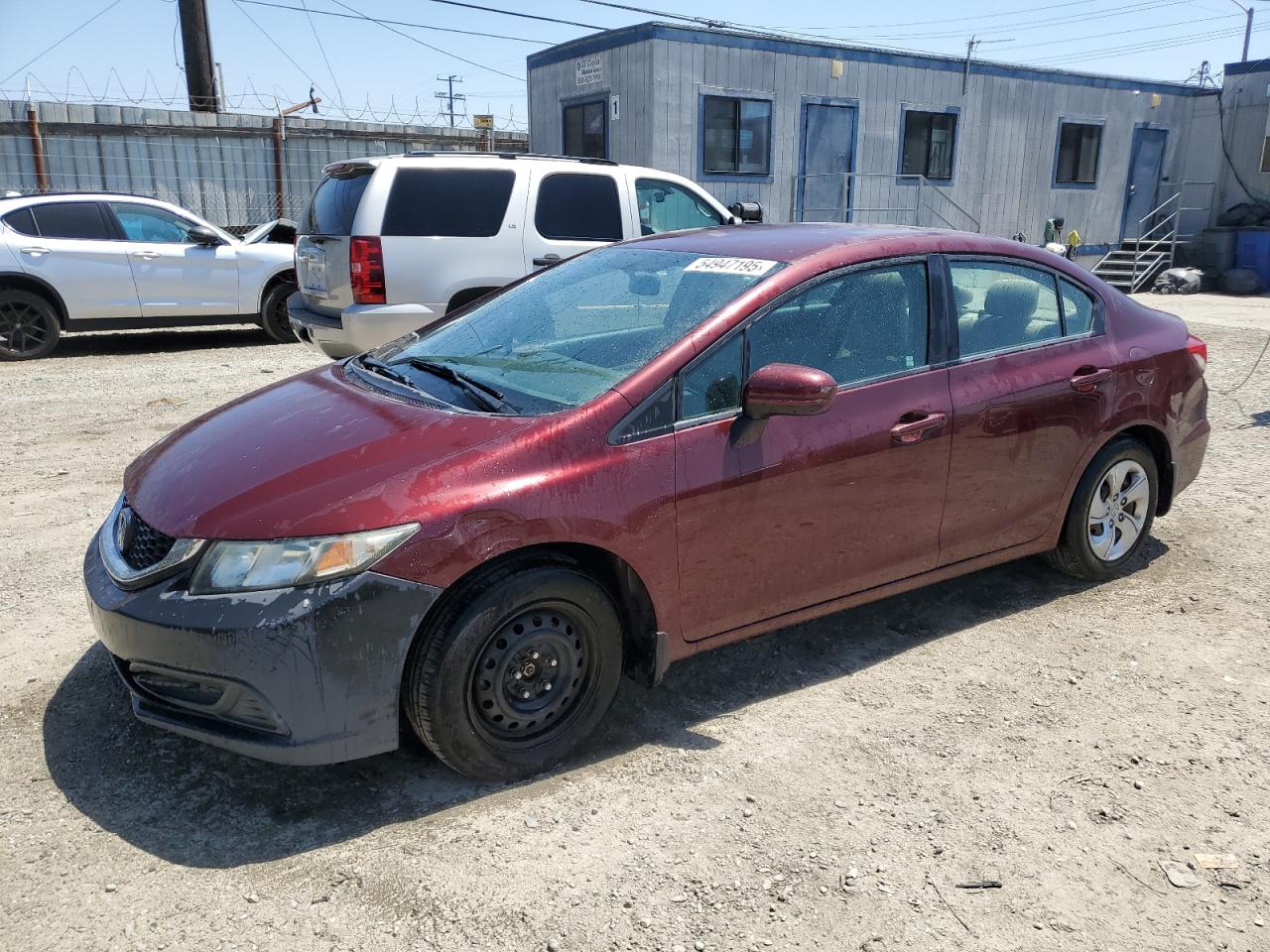 2015 Honda Civic Lx zu verkaufen in Los Angeles, CA - Front End