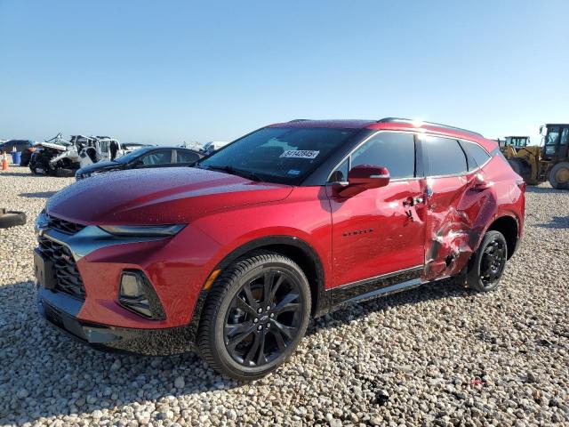  CHEVROLET BLAZER 2021 Czerwony