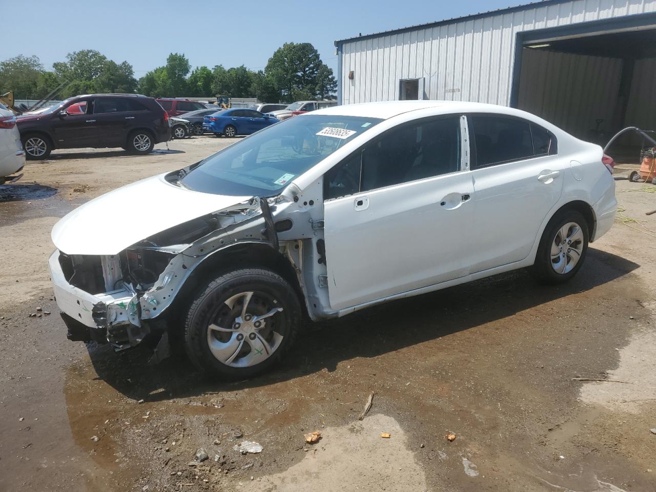 2015 Honda Civic Lx en Venta en Shreveport, LA - Front End