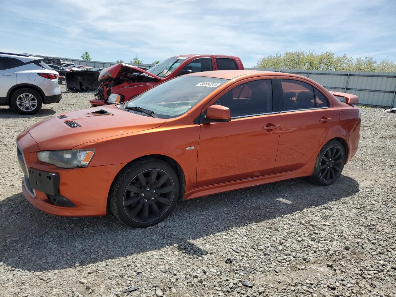 2009 Mitsubishi Lancer Ralliart na sprzedaż w Earlington, KY - Water/Flood