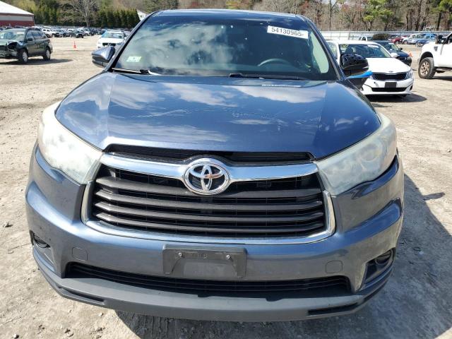  TOYOTA HIGHLANDER 2016 Синий