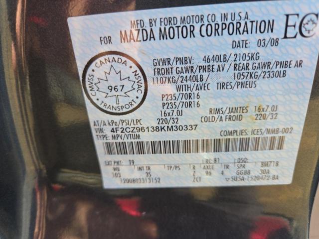 2008 MAZDA TRIBUTE S