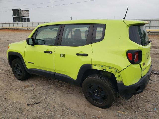  JEEP RENEGADE 2018 Zielony