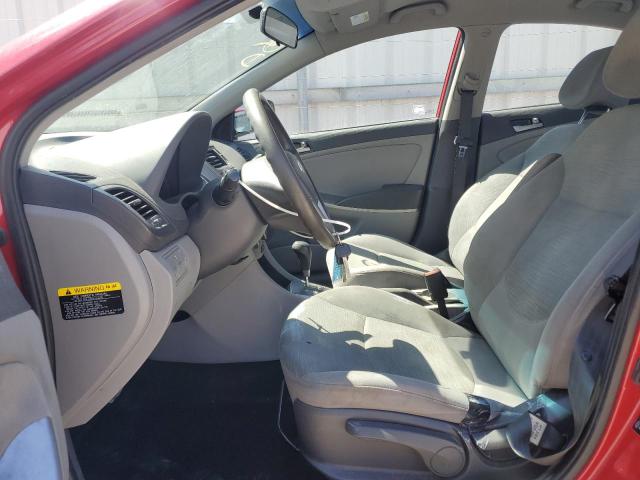  HYUNDAI ACCENT 2017 Czerwony