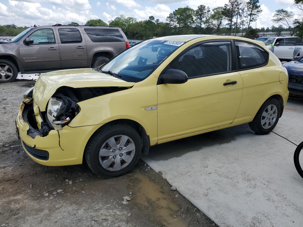 2009 Hyundai Accent Gs en Venta en Byron, GA - Front End