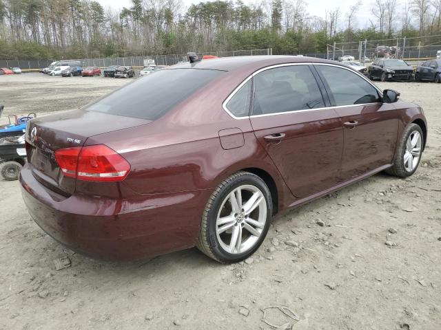  VOLKSWAGEN PASSAT 2014 Burgundy