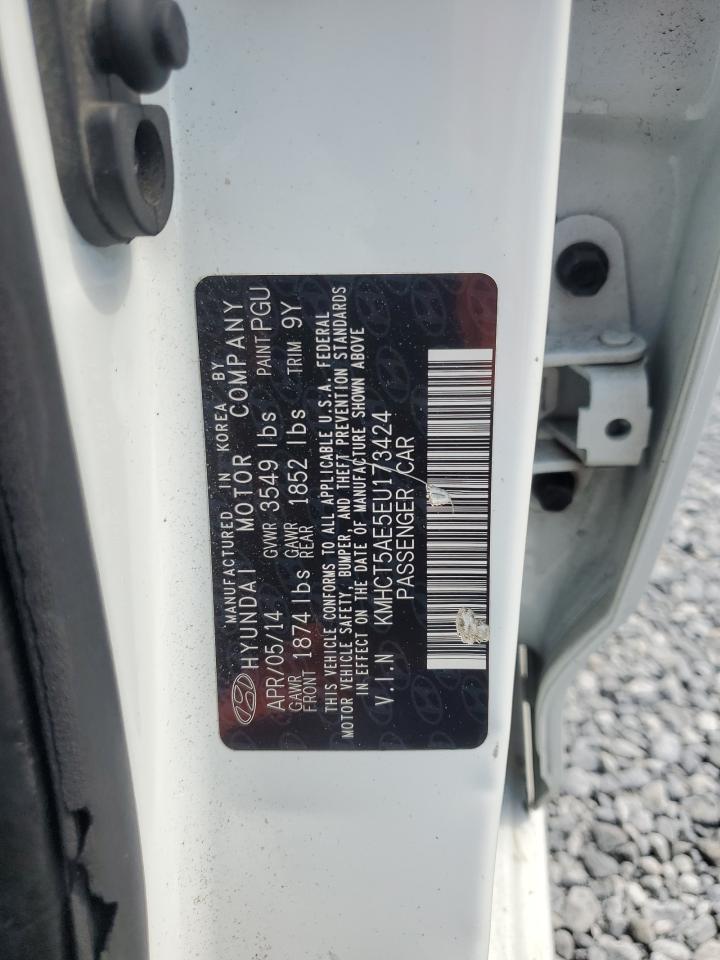 2014 Hyundai Accent Gls VIN: KMHCT5AE5EU173424 Lot: 51839555
