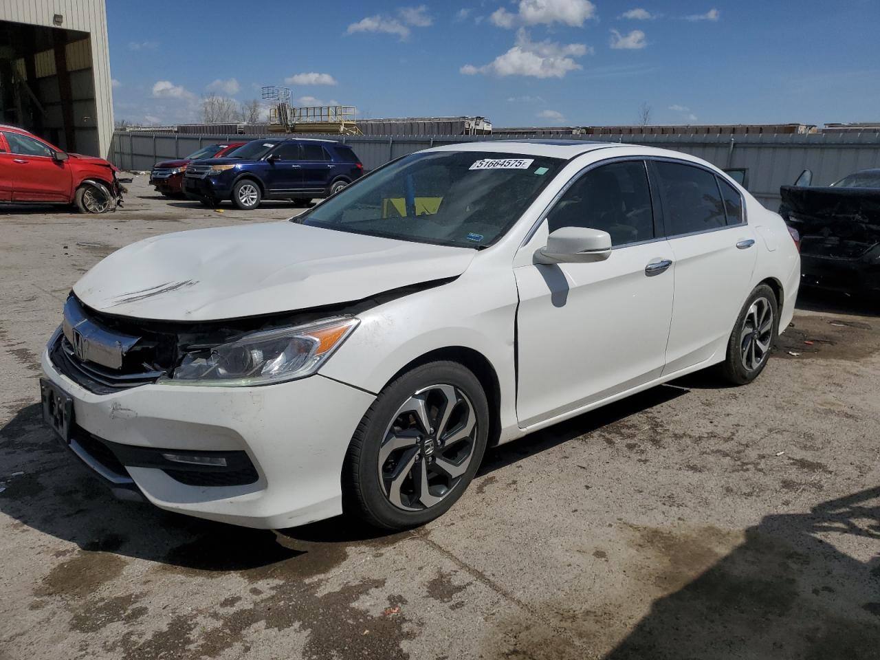2016 Honda Accord Ex zu verkaufen in Kansas City, KS - Front End