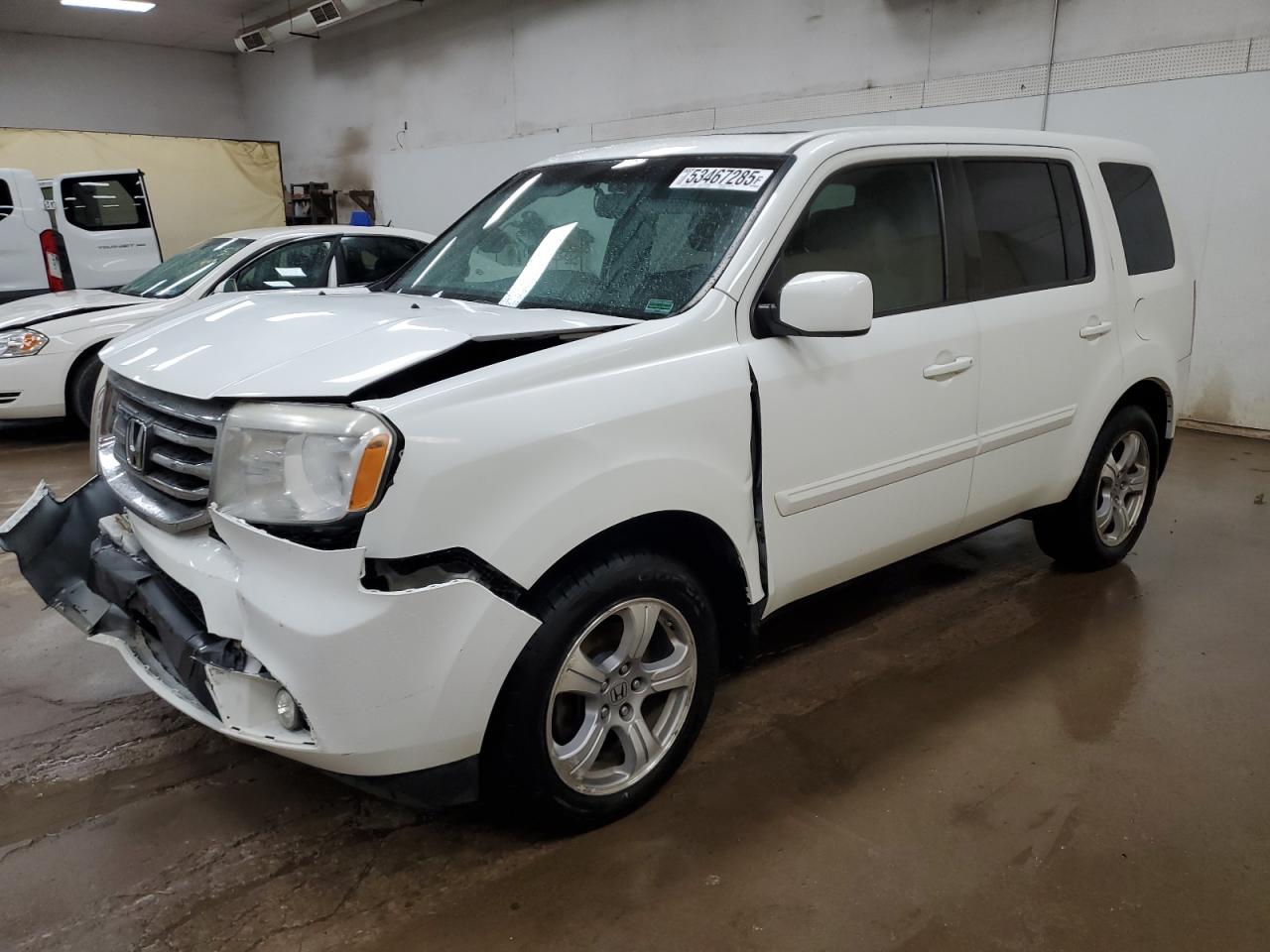 2013 Honda Pilot Exl for Sale in Davison, MI - Front End