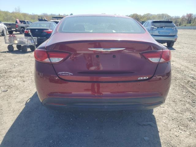 Sedans CHRYSLER 200 2015 Red